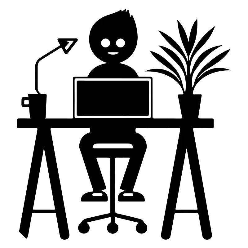 Arbeiter Computer Job Lernen