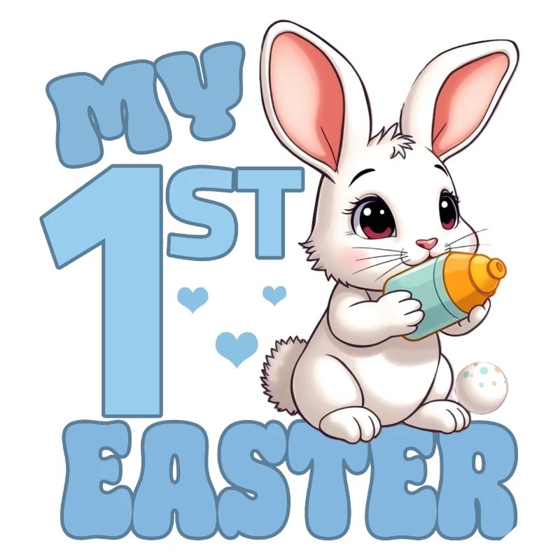 Easter Easter Bunny with Feeding Bottle - First Easter