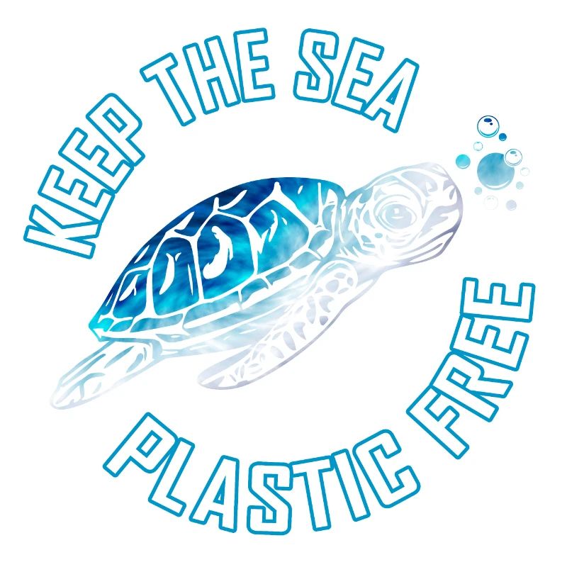 Tie Dye Sea Turtle Skip a Straw Save A Turtle