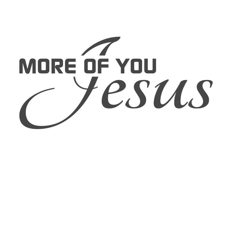 Conception chrétienne Plus de vous, Jésus