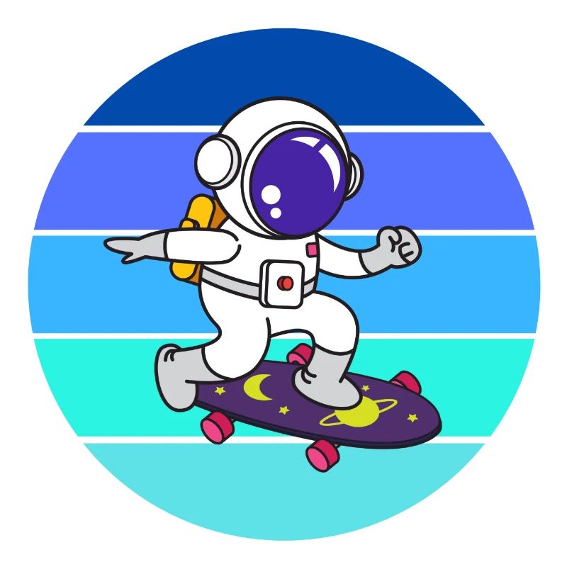 Spaceman, astronaut, rocket