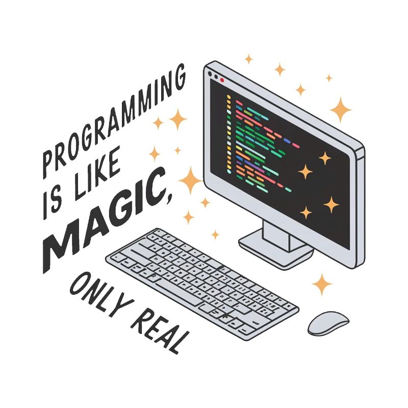 La programmation est comme de la magie, mais réelle.
