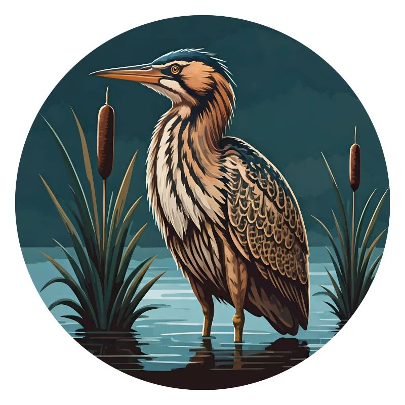 Bittern Botaurus Stellaris Heron