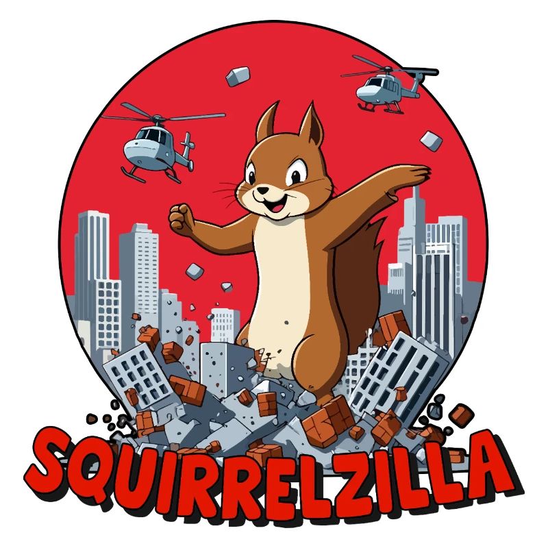 Squirrelzilla: Bustling Urban Destruction