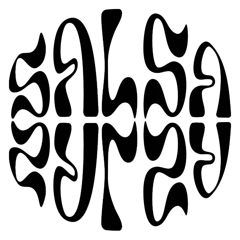 Conception de logo typographique Salsa