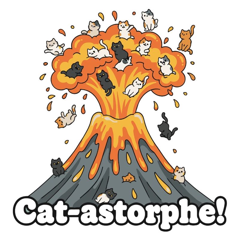 Cat-astrophe volcano