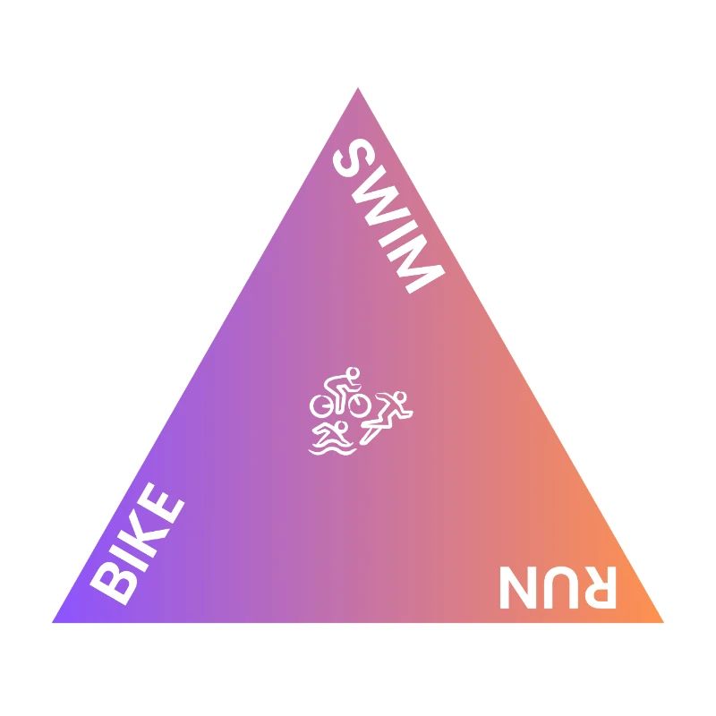 Triathlon Triangle Gradient