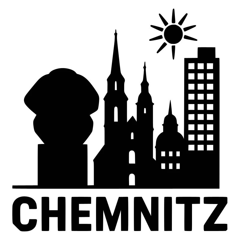 Silhouette de l’emprise de Chemnitz