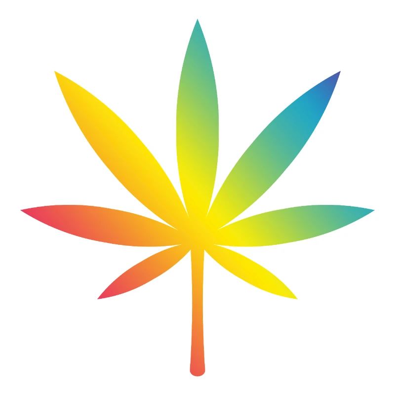 Cannabis / Marihuana / Hanf (Rainbow / Verlauf)