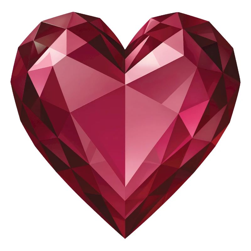 RUBY HEART - peace & love