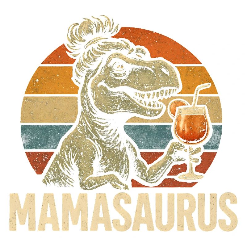 Mamasaurus Mama Mutter Geschenkidee Humor Lustig