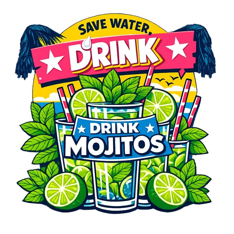 Sauvez l'eau, buvez Mojitos