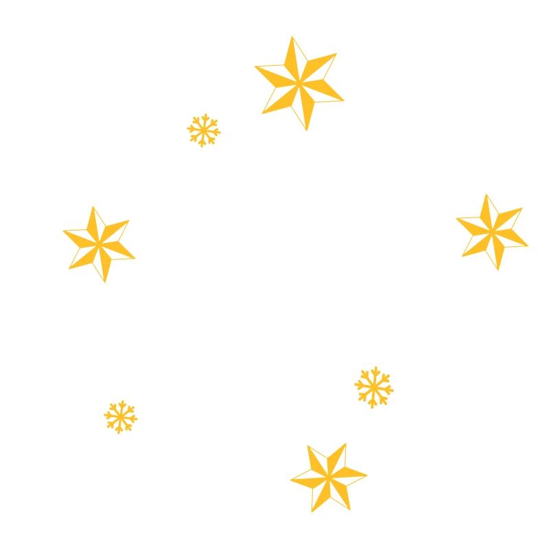 Étoiles et plus | Symboles-Cadre Noël