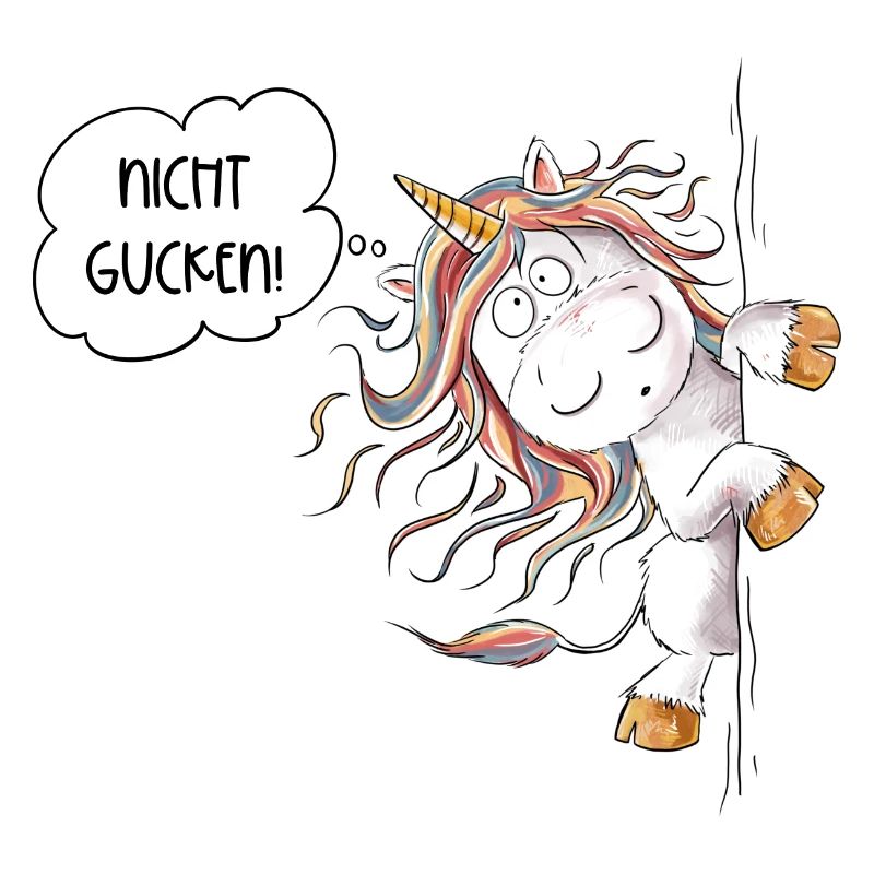 Guck Guck Regenbogen Einhorn Fantasy