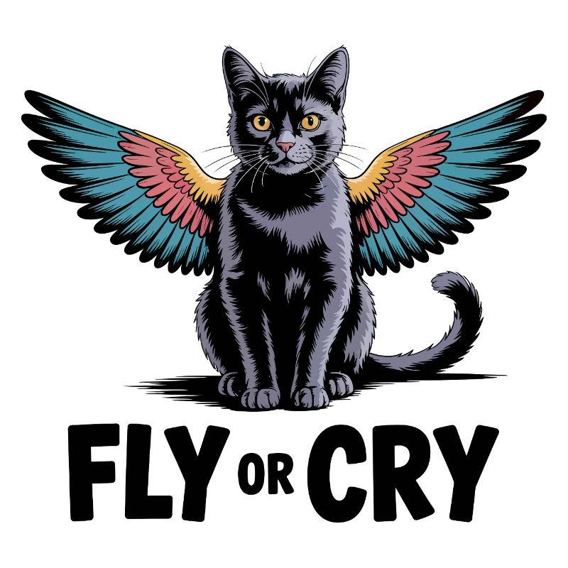 Fliege oder rufe Katze