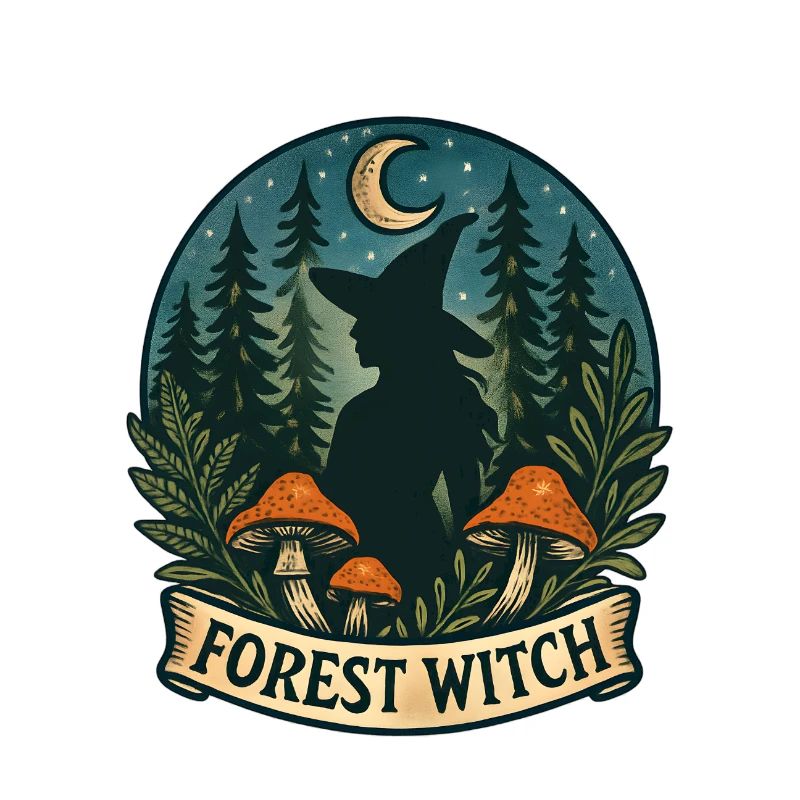 Forest Witch in the Moonlight