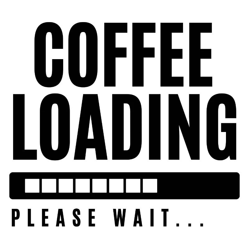 Kaffee wird geladen Bitte warten