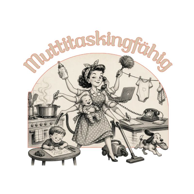 Multitasking? Nein. Muttitasking - Chaos? Läuft!