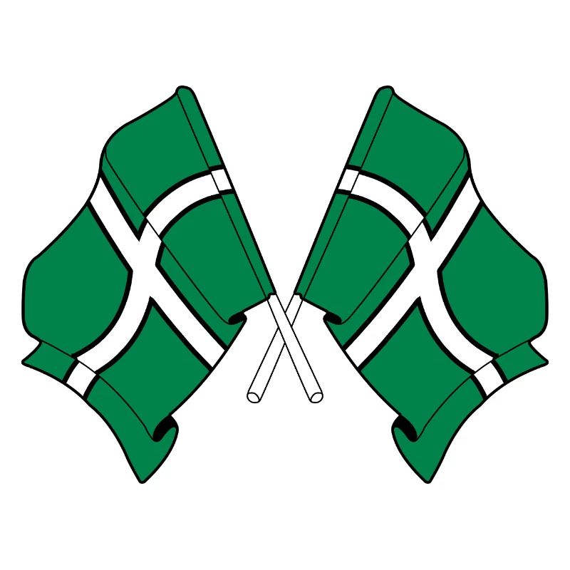 Drapeaux croisés du Devon