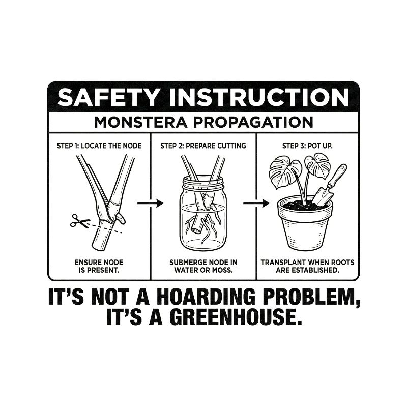 Guide de propagation de la monstera : c’est une serre, pas