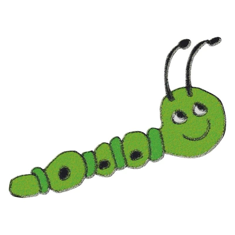 Impressionnisme de chenille