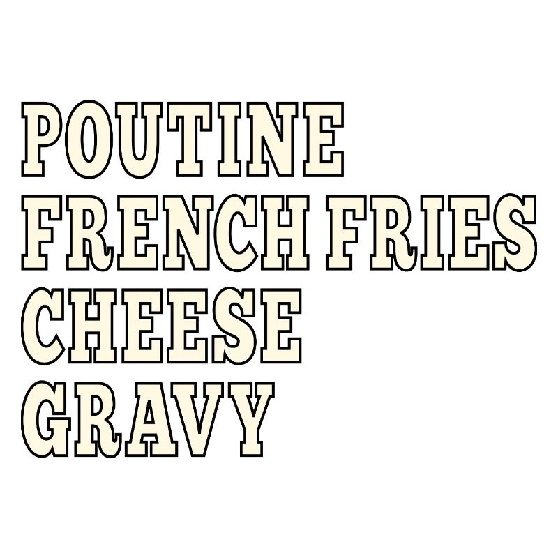 Poutine de restauration rapide canadienne