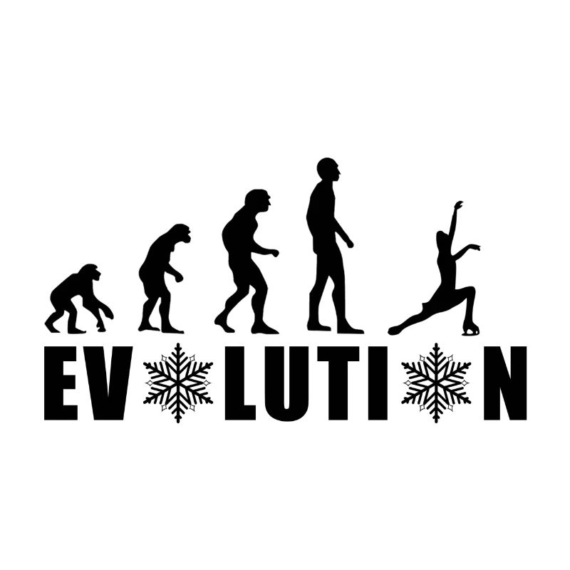 EVOLUTION EISKUNSTLAUF WINTER SCHNEE