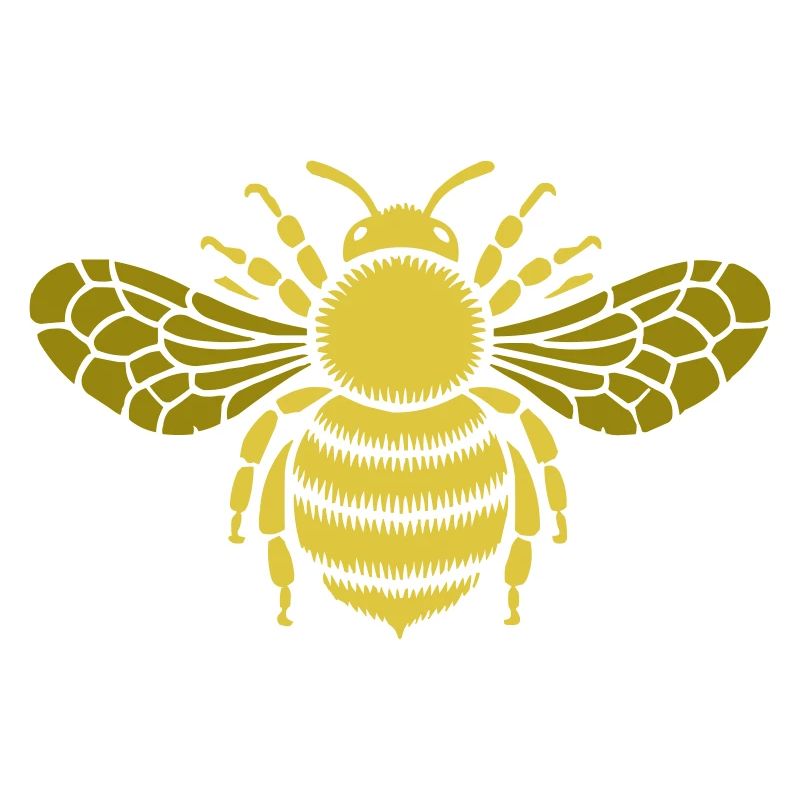 Golden Bee Pattern