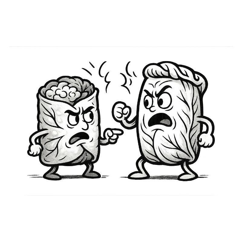 Streitende Dolma vs Golubzi