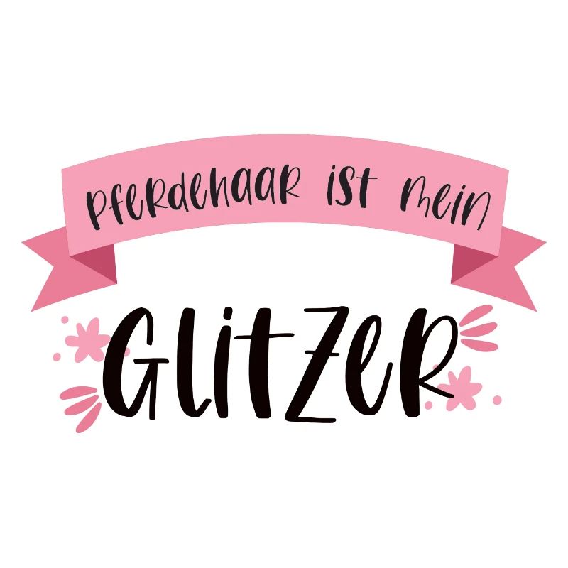 Pferd Reiten Glitzer Pferdehaar Pferde Geschenk