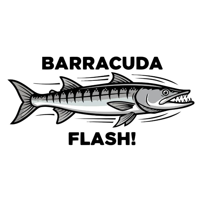 Barracuda Flash Prédateur Mer Barracuda