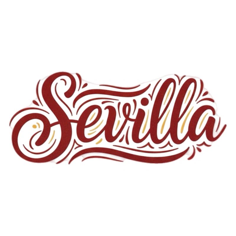 Sevilla Vintage Script Tee