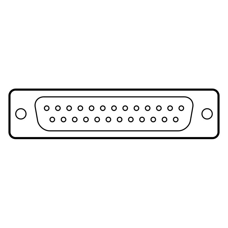 DB 25 Connector Parallel, Drucker