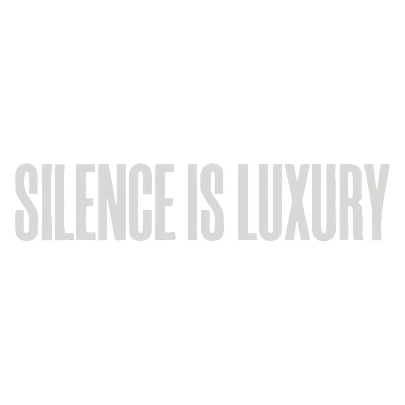 Minimalist Premium Typography Design 