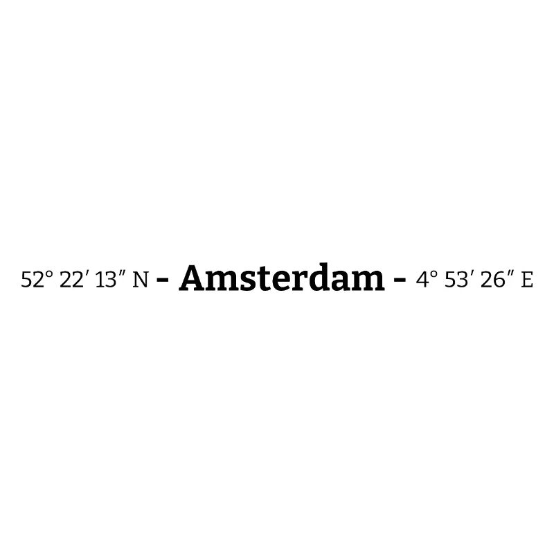 Coordinates Amsterdam