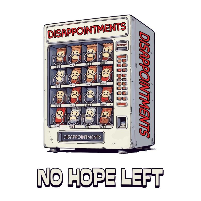 No Hope Left – Only disappointments in the machine