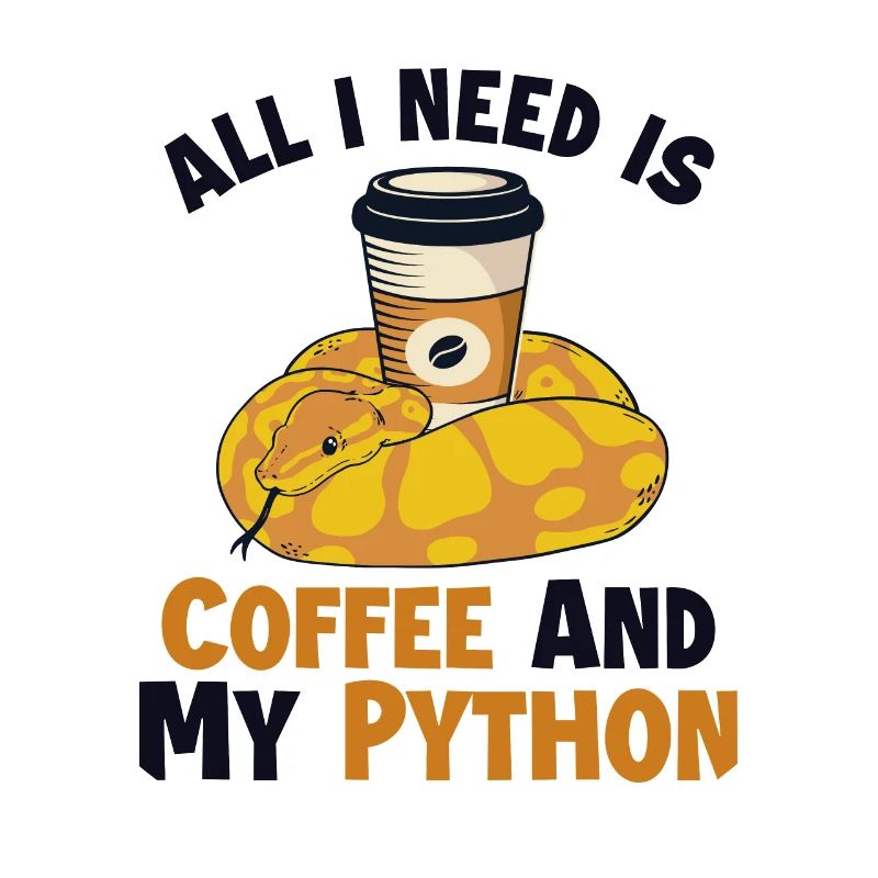 Coffee and Python Python Schlange Banana Ball