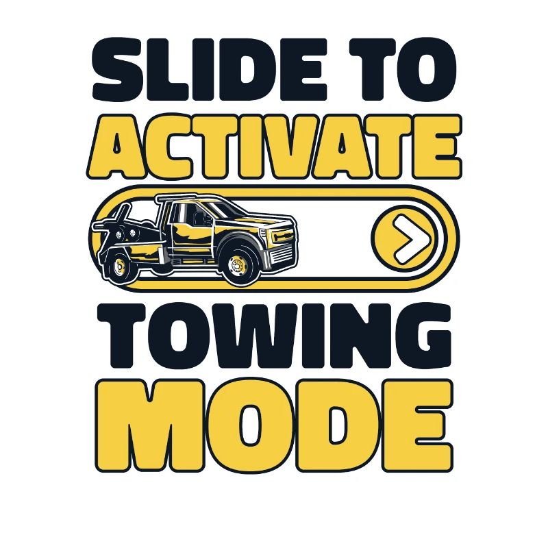 Slide To Activate Towing Mode Abschlepper