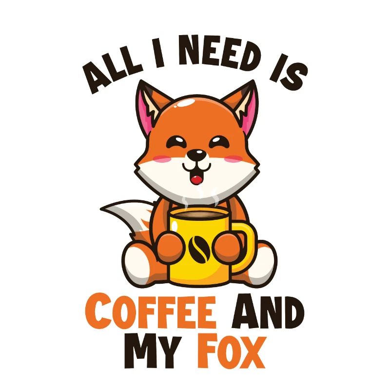 Coffee and my Fox Red Fox Canidae Caninae Fox