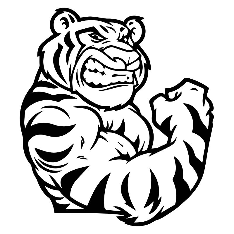 Tiger Bodybuilding Biceps