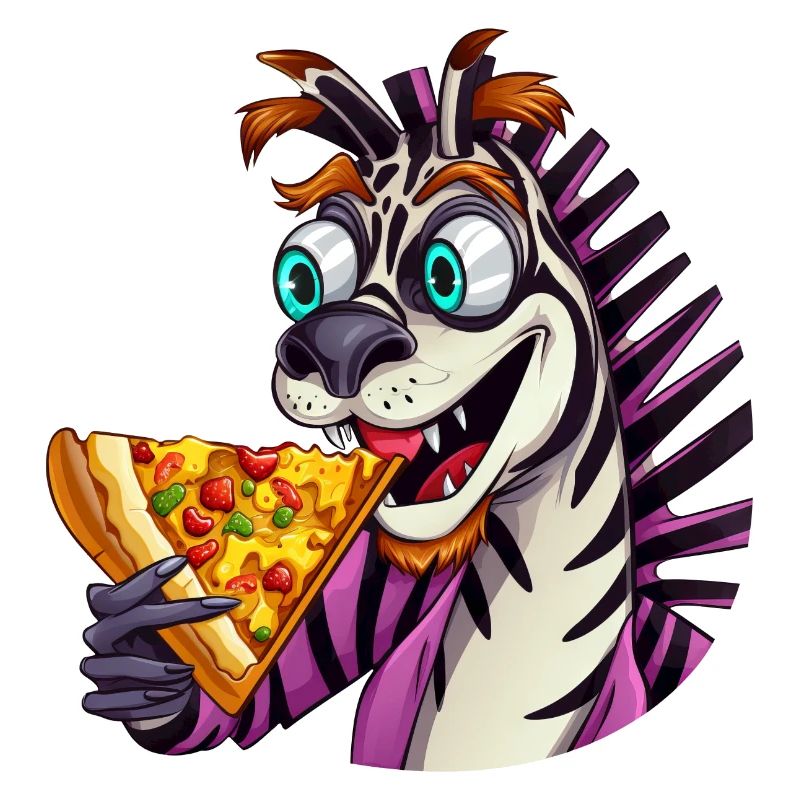 Zebra Pizza Lovers Indulgence