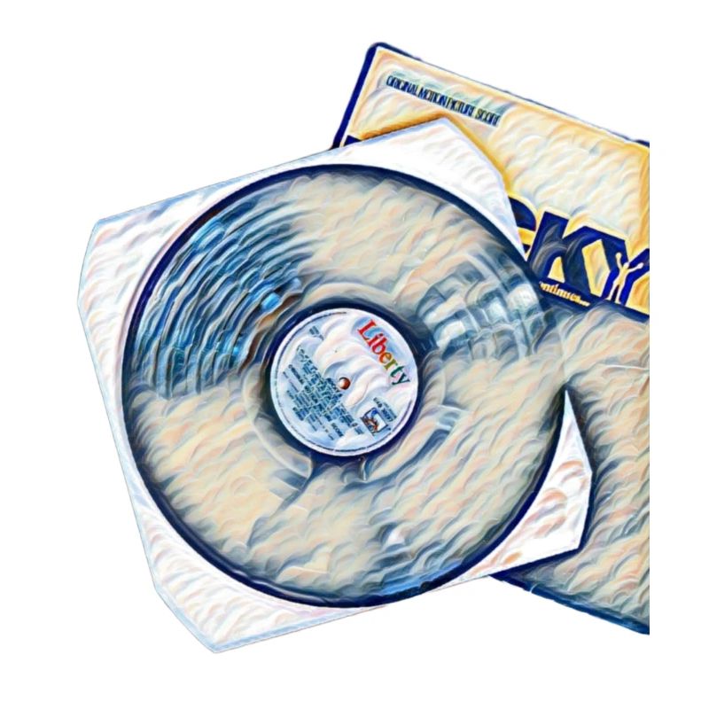 Vinyl record with cover