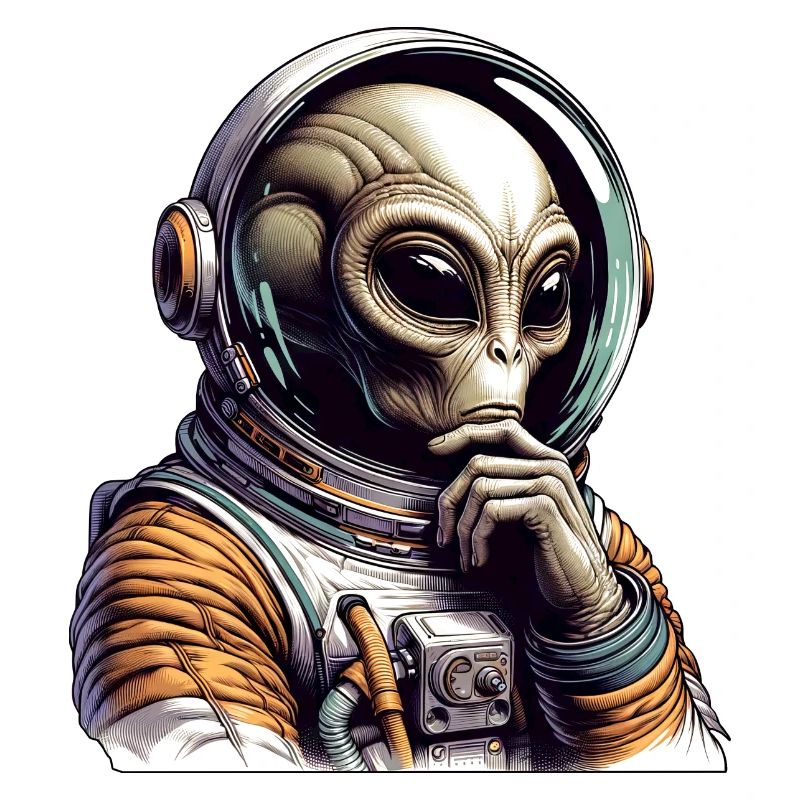 Aventure spatiale d’un cosmonaute extraterrestre