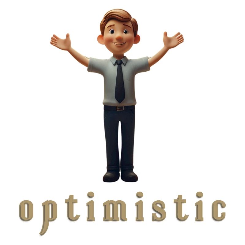 I am optimistic 3D Artunique design