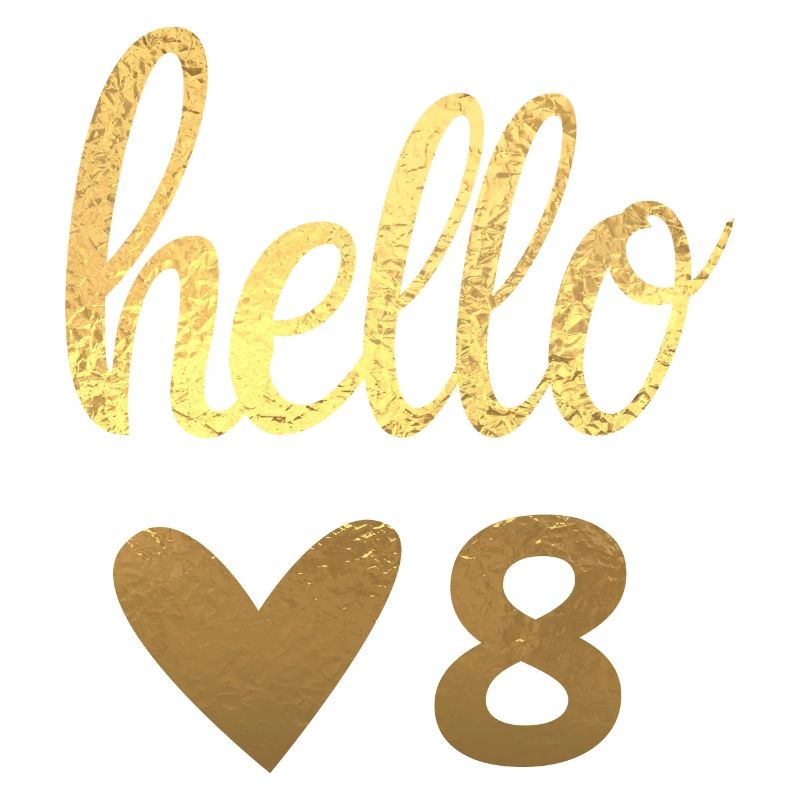 Hello 8 doré