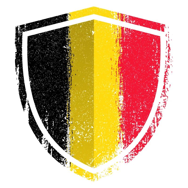 German Flag Shield Emblem