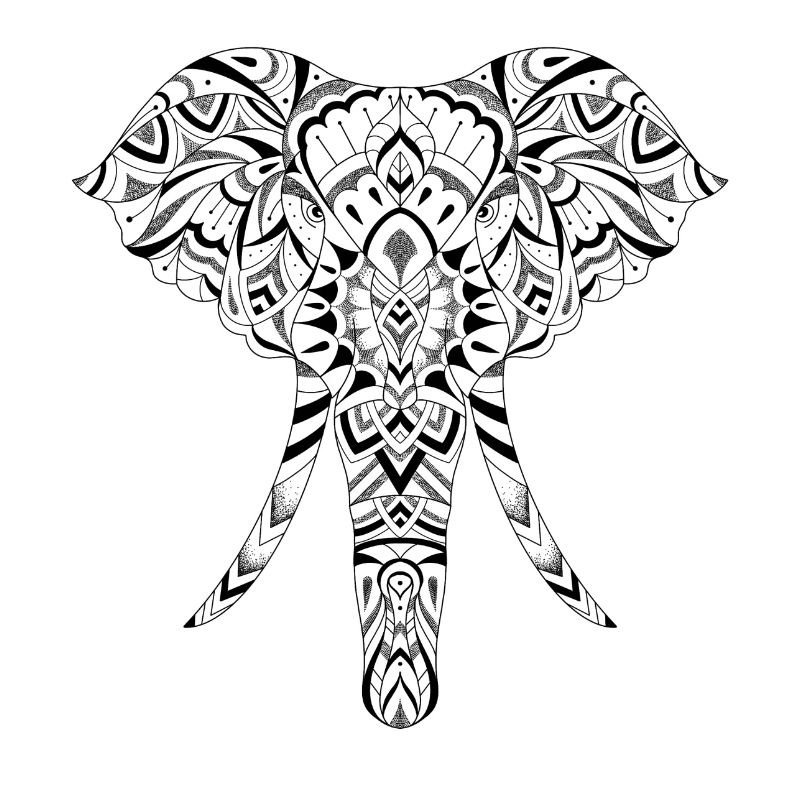 Éléphant graphique