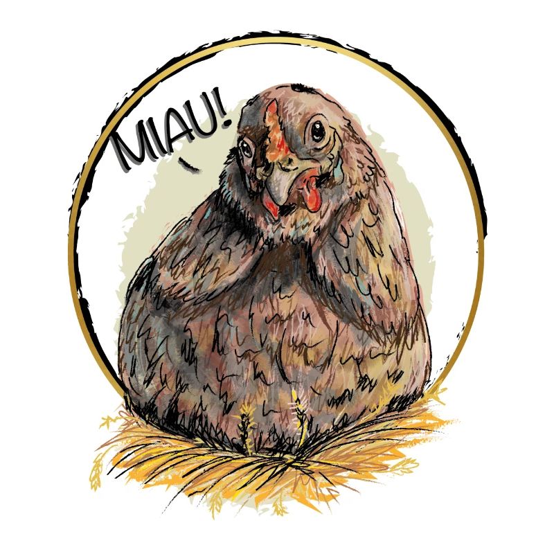 Meowing Easter Chicken
