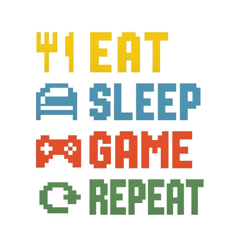 Manger dormir jeu Répéter