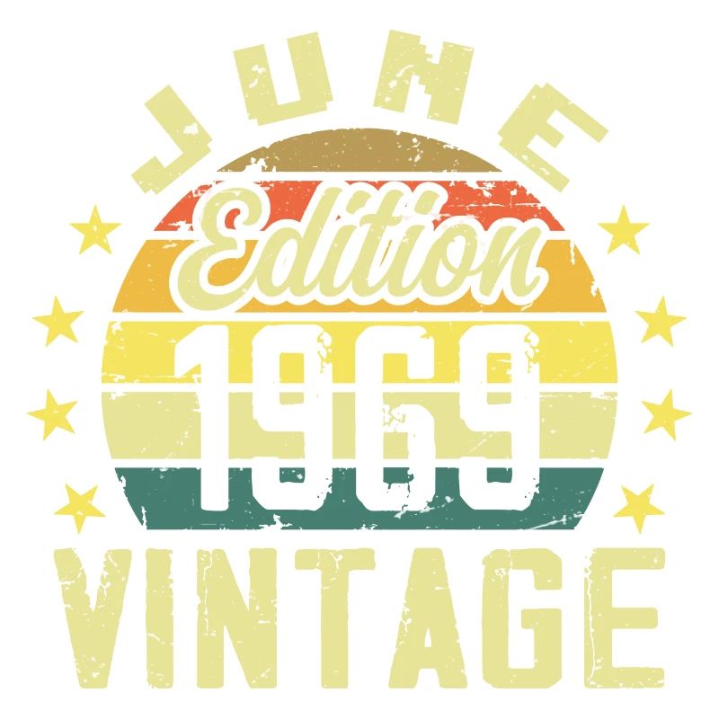 Juni 1969 Juni Retro Geburtstagsgeschenk Juni 1969